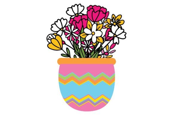 Flowers Basket: Graphics and Illustrations for Creative Design