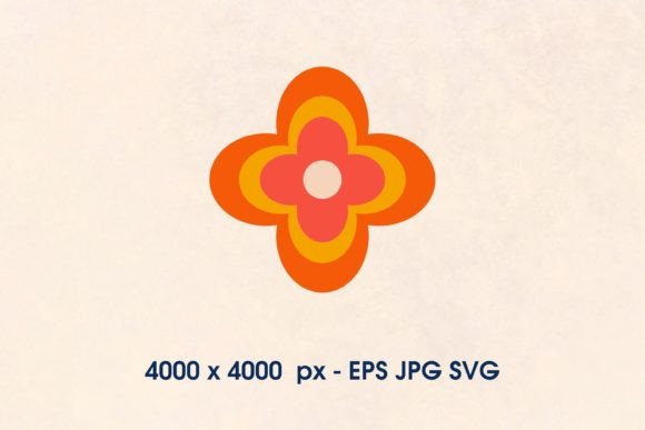 Orange Flowers SVG PNG Clipart