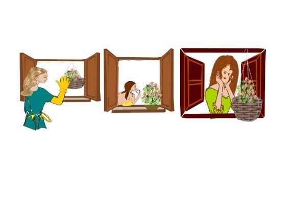Roses by the Window: Graphics and Illustrations for Creative Projects